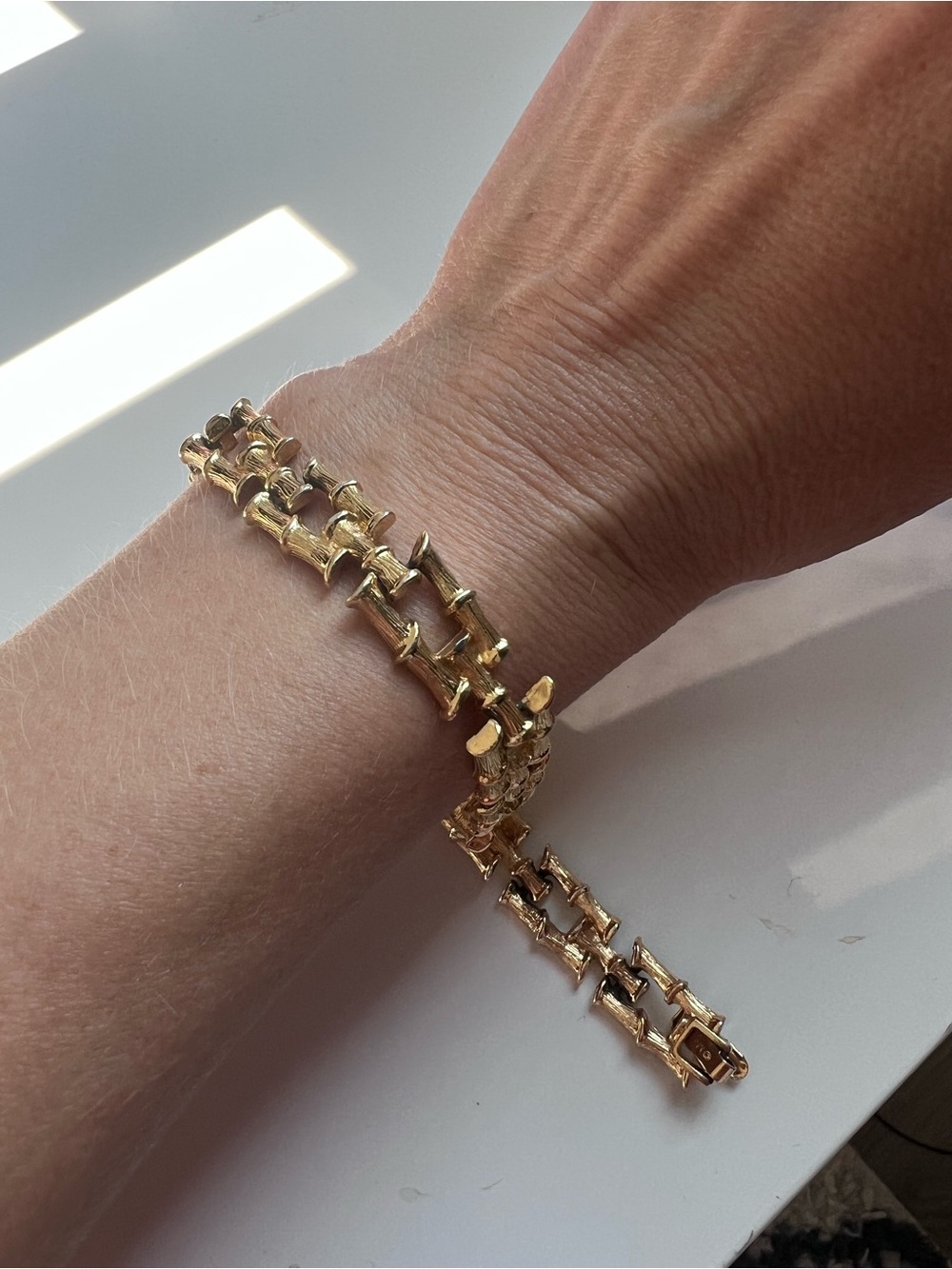 Vintage Gold Link Bracelet Monet - Women's Fashion Bracelet